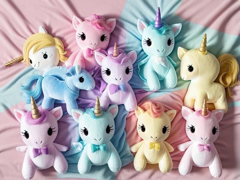Plush unicorn